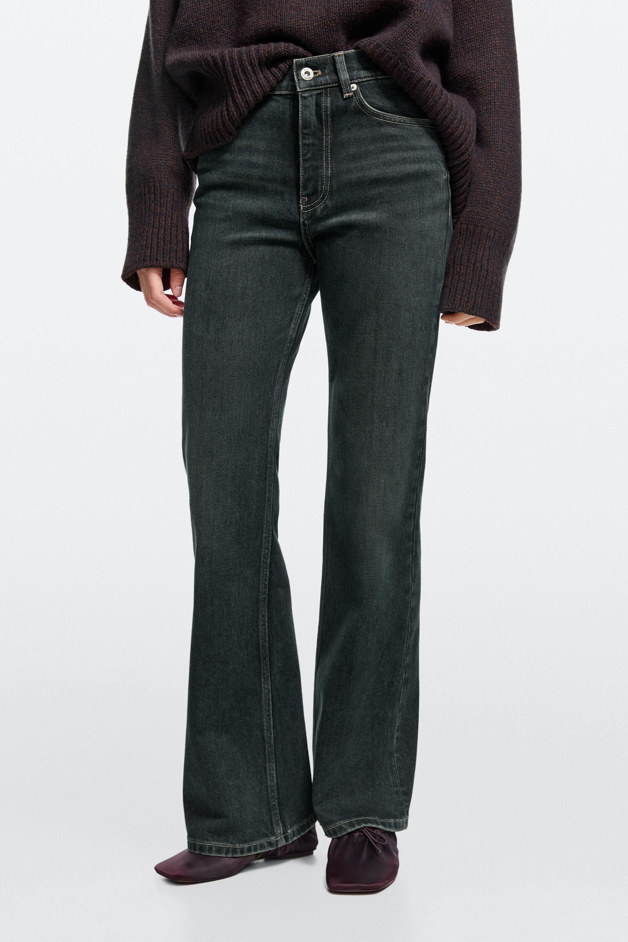 Jean flare taille moyenne